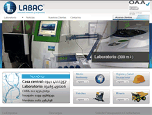 Tablet Screenshot of labac-web.com.ar